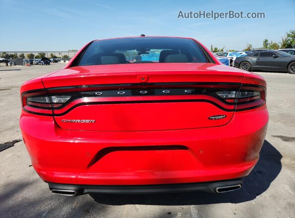 2C3CDXBG5NH227471 2022 DODGE CHARGER Red Rear view