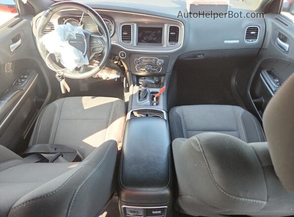 2C3CDXBG5NH227471 2022 DODGE CHARGER Red Dashboard view