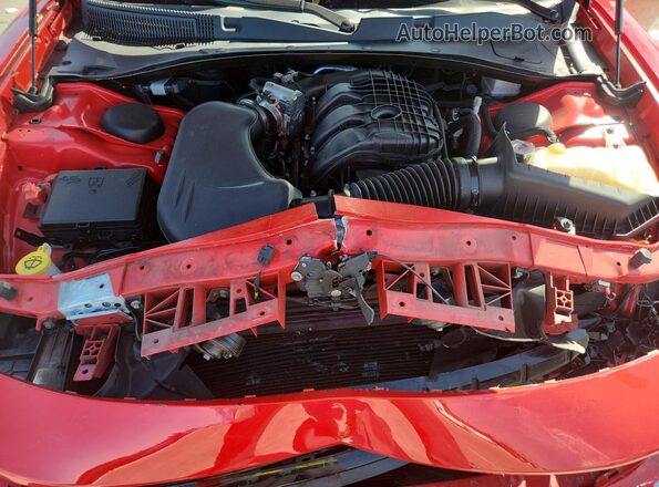 2C3CDXBG5NH227471 2022 DODGE CHARGER Red Rear interior view