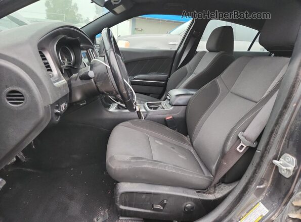 2C3CDXBG5NH264066 2022 DODGE CHARGER Gray Widok wnętrza z przodu