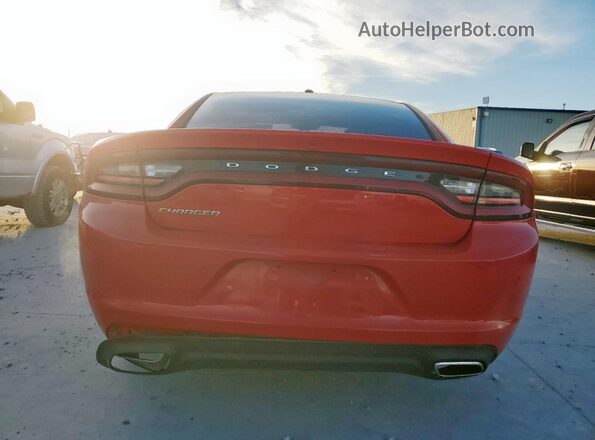 2C3CDXBG6NH161075 2022 DODGE CHARGER Red Հետևի տեսք