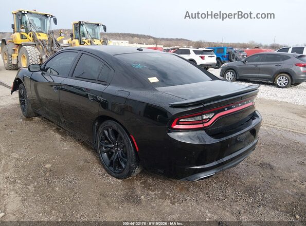2C3CDXBG7JH157806 2018 DODGE CHARGER Black Trasero izquierdo