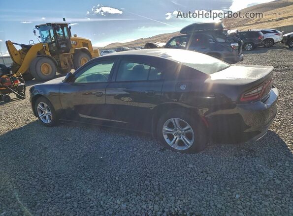 2C3CDXBG8GH121700 2016 DODGE CHARGER Black Trasero izquierdo