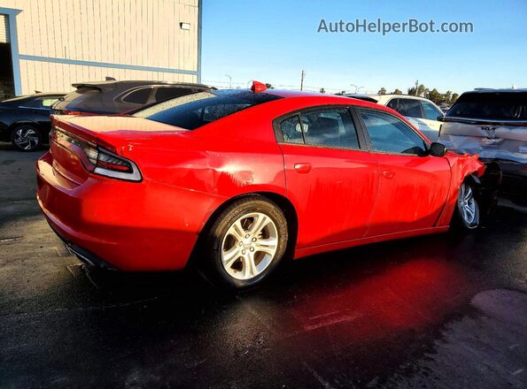 2C3CDXBG8PH687792 2023 DODGE CHARGER Red Հետևի աջ
