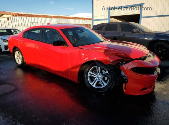 2C3CDXBG8PH687792 2023 DODGE CHARGER Red Սալոնի 360 աստիճան տեսք