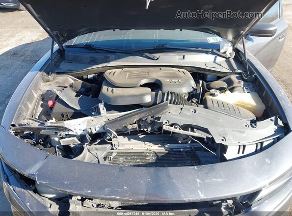 2C3CDXBGXNH263947 2022 DODGE CHARGER Gray Rear view