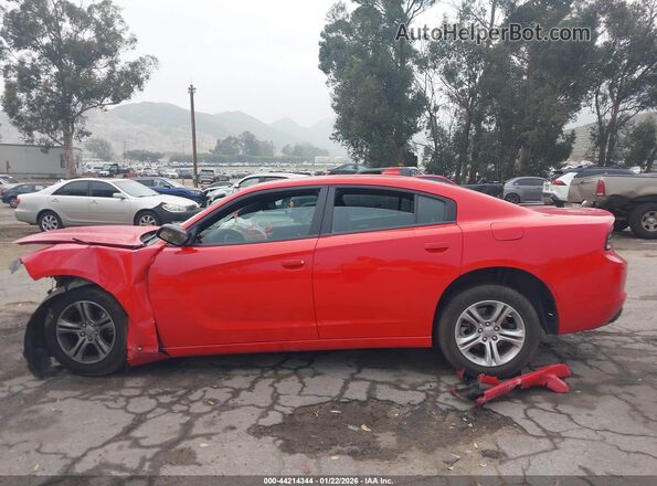 2C3CDXBGXPH511116 2023 DODGE CHARGER Red Սալոնի հետևի տեսք