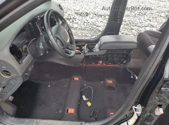 2C3CDXCT0HH651298 2017 DODGE CHARGER Black Widok wnętrza z przodu