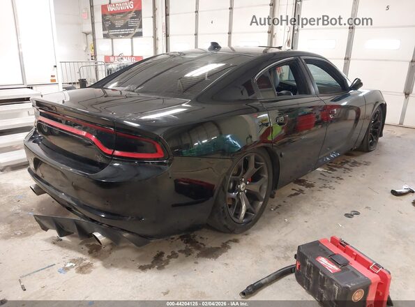 2C3CDXCT3HH659718 2017 DODGE CHARGER Черный Задняя правая четверть