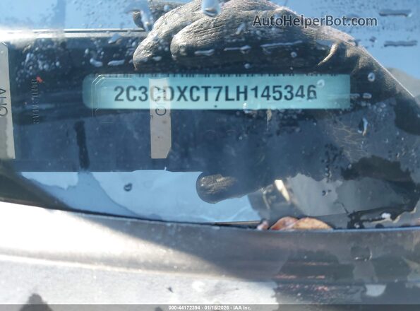 2C3CDXCT7LH145346 2020 DODGE CHARGER Brown Engine compartment view