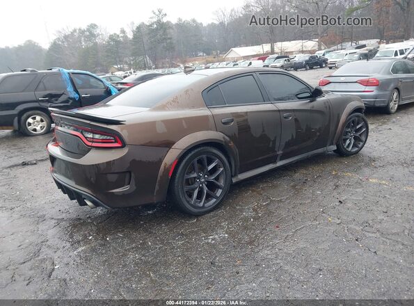 2C3CDXCT7LH145346 2020 DODGE CHARGER Brown Rear right