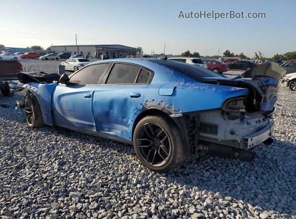2C3CDXGJ1NH103153 2022 DODGE CHARGER Blue Задня ліва чверть