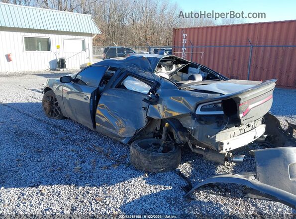 2C3CDXGJ2HH643776 2017 DODGE CHARGER Gray Tył lewy