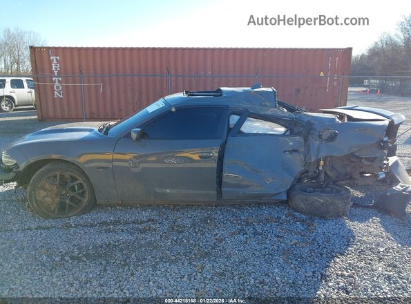 2C3CDXGJ2HH643776 2017 DODGE CHARGER Gray Widok wnętrza 360 stopni
