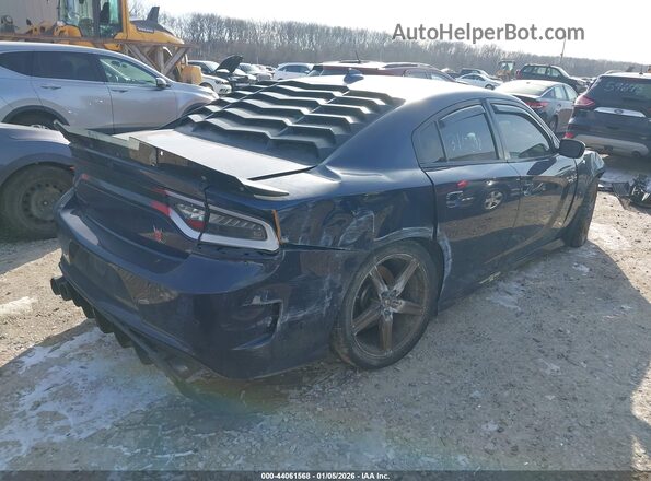 2C3CDXGJ3GH340598 2016 DODGE CHARGER Blue Tył prawy