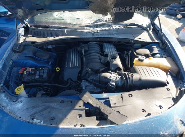 2C3CDXGJ4LH240777 2020 DODGE CHARGER Blue Вид ззаду