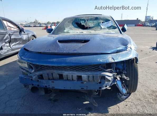 2C3CDXGJ4LH240777 2020 DODGE CHARGER Blue Вид задньої частини салону