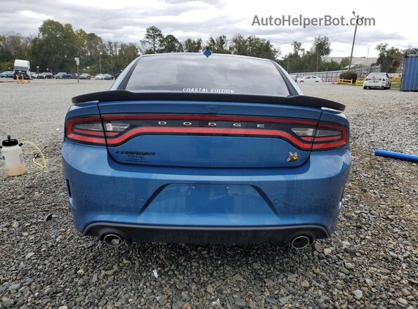 2C3CDXGJ5NH262340 2022 DODGE CHARGER Blue Հետևի տեսք