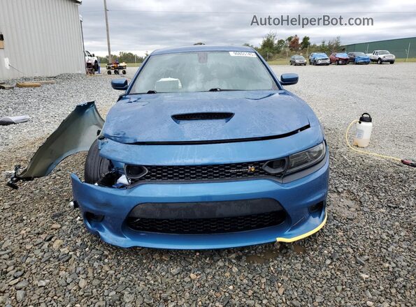2C3CDXGJ5NH262340 2022 DODGE CHARGER Blue Դիմացի տեսք