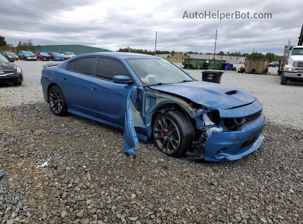 2C3CDXGJ5NH262340 2022 DODGE CHARGER Blue Առջևի աջ