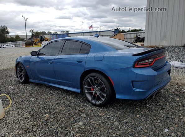2C3CDXGJ5NH262340 2022 DODGE CHARGER Blue Հետևի ձախ