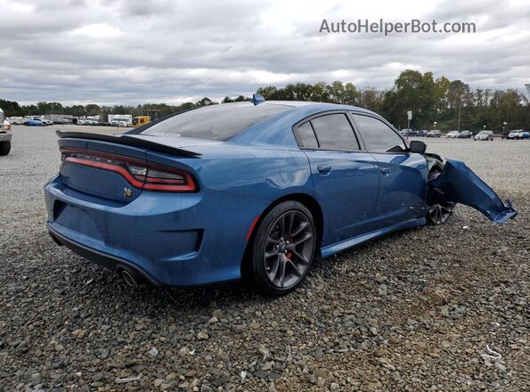 2C3CDXGJ5NH262340 2022 DODGE CHARGER Blue Հետևի աջ