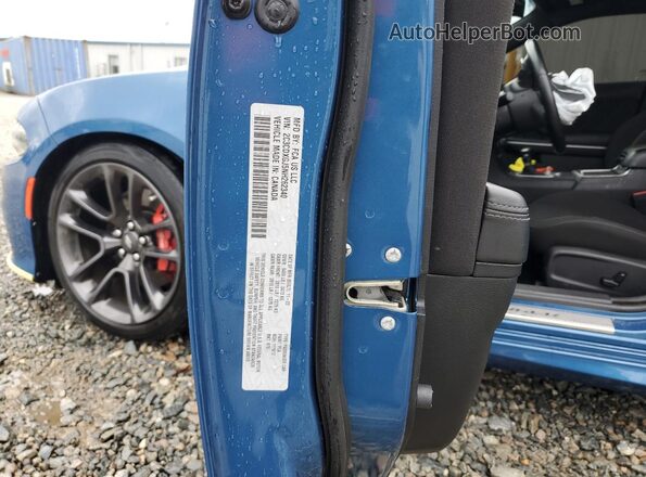 2C3CDXGJ5NH262340 2022 DODGE CHARGER Blue Շարժիչի բաժամունքի տեսք