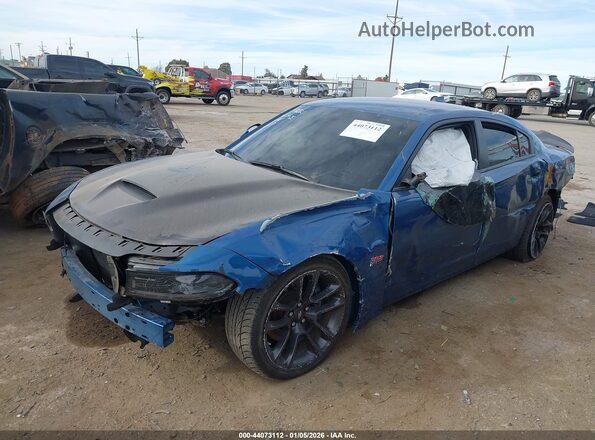 2C3CDXGJ6NH126606 2022 DODGE CHARGER Dark Blue Przód lewy