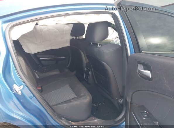 2C3CDXGJ6NH126606 2022 DODGE CHARGER Dark Blue Widok naklejki z numerem VIN