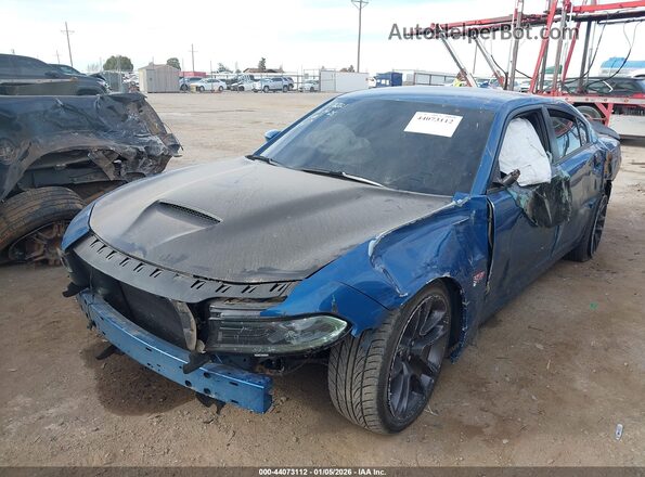 2C3CDXGJ6NH126606 2022 DODGE CHARGER Dark Blue Widok z przodu