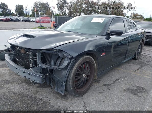 2C3CDXGJ7HH596017 2017 DODGE CHARGER Gray Front left