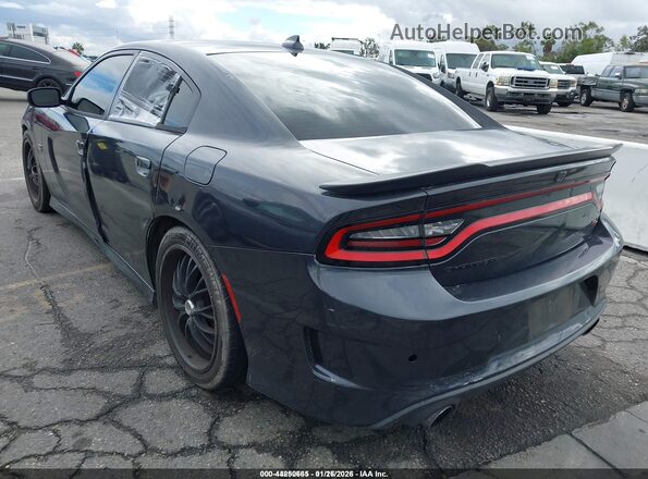 2C3CDXGJ7HH596017 2017 DODGE CHARGER Gray Rear left