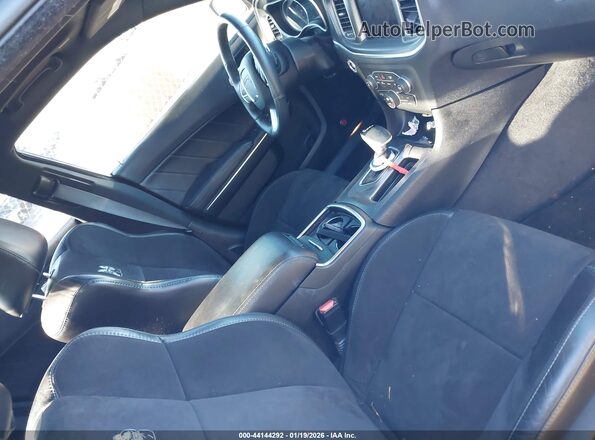 2C3CDXGJ7JH163125 2018 DODGE CHARGER Black Widok wnętrza z przodu