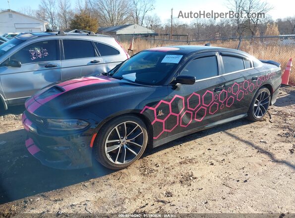 2C3CDXGJ7JH163125 2018 DODGE CHARGER Black Przód lewy
