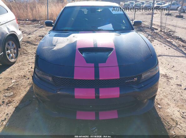 2C3CDXGJ7JH163125 2018 DODGE CHARGER Black Widok zestawu wskaźników