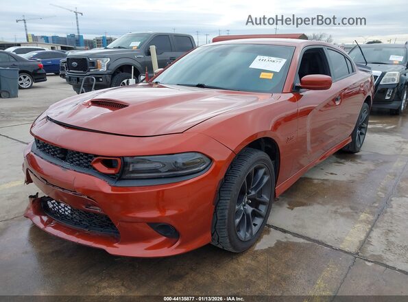 2C3CDXGJ9LH231945 2020 DODGE CHARGER Orange Передня ліва чверть