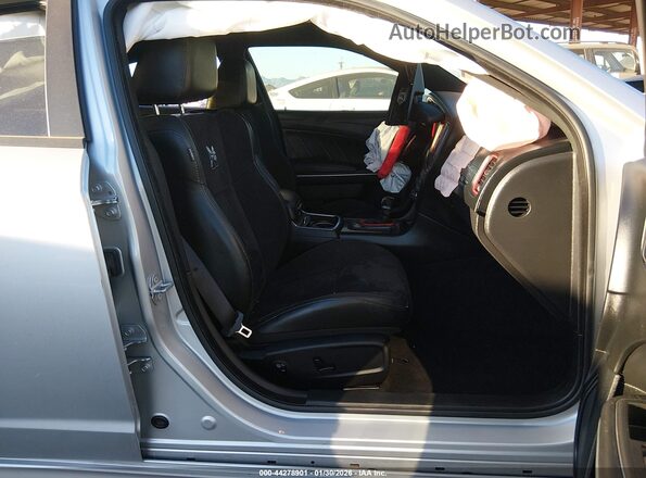 2C3CDXGJXKH740165 2019 DODGE CHARGER Silver Front interior view