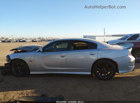 2C3CDXGJXKH740165 2019 DODGE CHARGER Silver 360 interior view