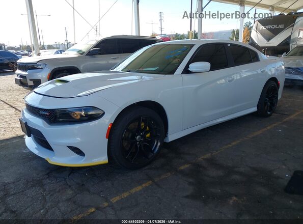 2C3CDXHG0NH220516 2022 DODGE CHARGER White Передня ліва чверть