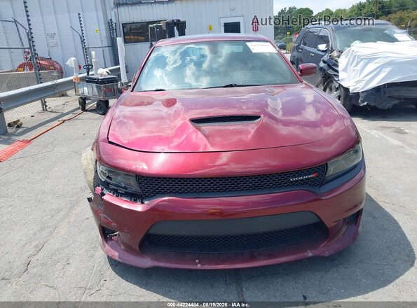 2C3CDXHG3NH232272 2022 DODGE CHARGER Red ხელსაწყოთა პანელის ხედი