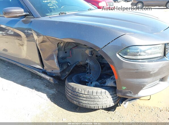 2C3CDXHG6GH293070 2016 DODGE CHARGER Gray Vista frontal