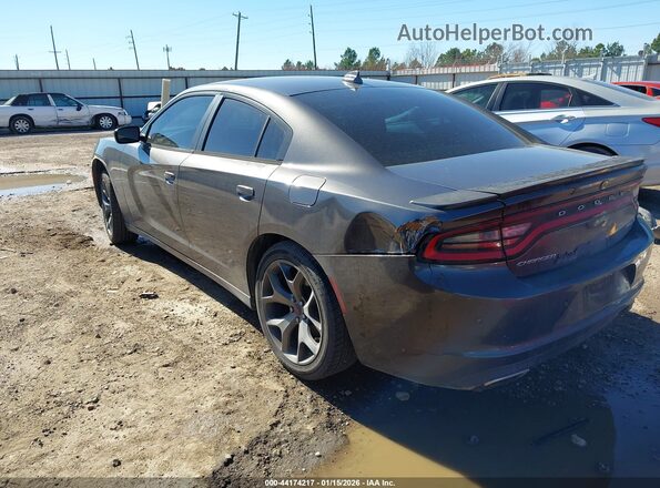 2C3CDXHG6GH293070 2016 DODGE CHARGER Gray Trasero izquierdo