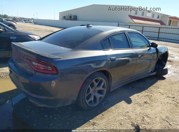 2C3CDXHG6GH293070 2016 DODGE CHARGER Gray Trasero derecho