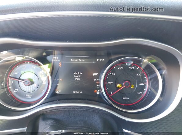 2C3CDXHG6GH293070 2016 DODGE CHARGER Gray Vista de los asientos traseros