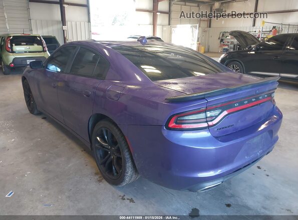 2C3CDXHG7GH155683 2016 DODGE CHARGER Purple Հետևի ձախ