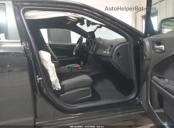 2C3CDXHG7GH350022 2016 DODGE CHARGER Black Front interior view