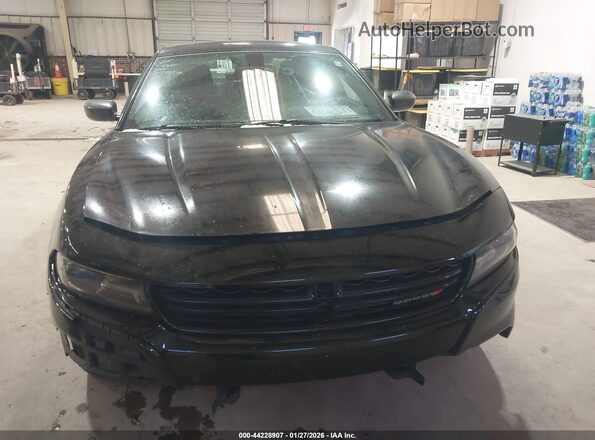 2C3CDXHG7GH350022 2016 DODGE CHARGER Black Rear interior view