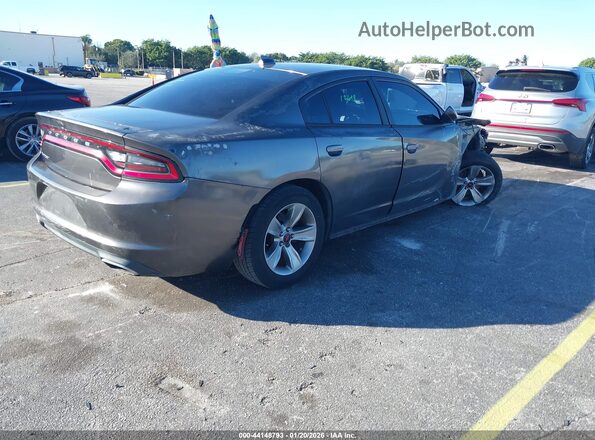 2C3CDXHG7HH525015 2017 DODGE CHARGER Gray უკანა მარჯვენა