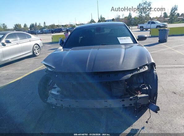 2C3CDXHG7HH525015 2017 DODGE CHARGER Gray უკანა სალონის ხედი