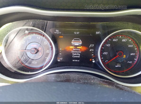 2C3CDXHGXHH504563 2017 DODGE CHARGER Gray Հետևի նստատեղերի տեսք
